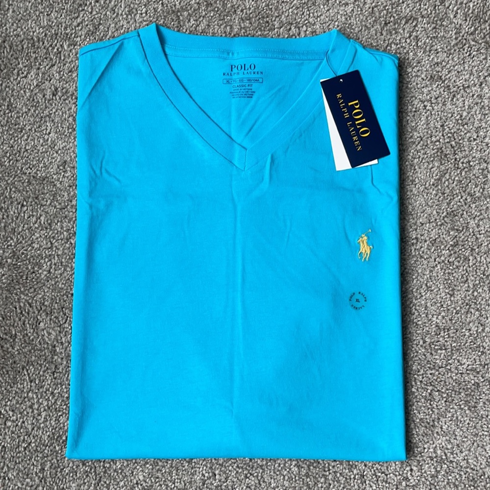 Authentic Polo Ralph Lauren Classic Fit V-Neck Tee